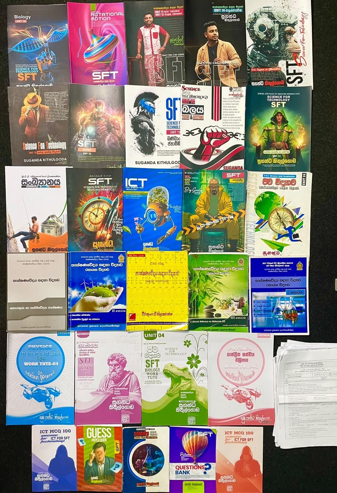 The full collection of SFT tutes, work tutes, question banks and paper sets